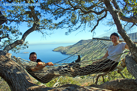 I'm not sure what this hike's official name is -- but, since there are hammocks at the top, we've nicknamed it the hammock hike.