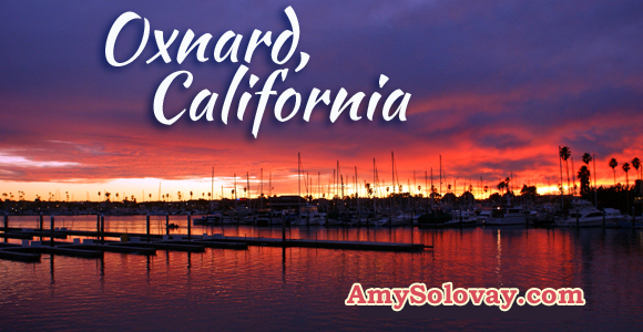 Sunset Over the Channel Islands Harbor in Oxnard, California