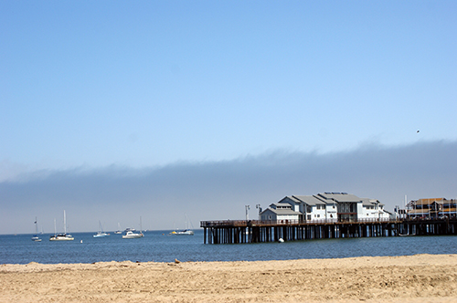 Stearns Wharf with Fool's Anchorage in the background
