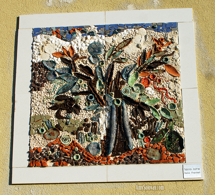 Tree of Life Mosaic Art by Ilana Frenkel, On Display in Ashkelon's Baltimore Park