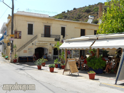 Café Platia, a Restaurant on the Greek Island of Crete