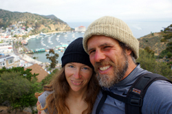 Travel -- Mike and Amy in Avalon, California