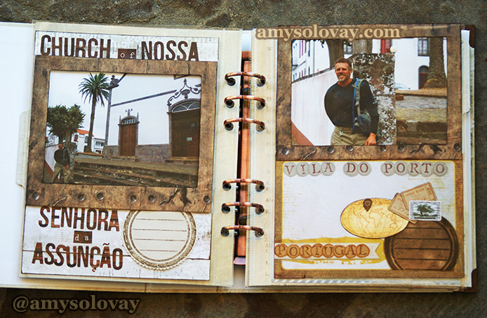 Scrapbooking Layouts From the Solovay's Scrapbooks: Vila Do Porto, Santa Maria Island, Portugal